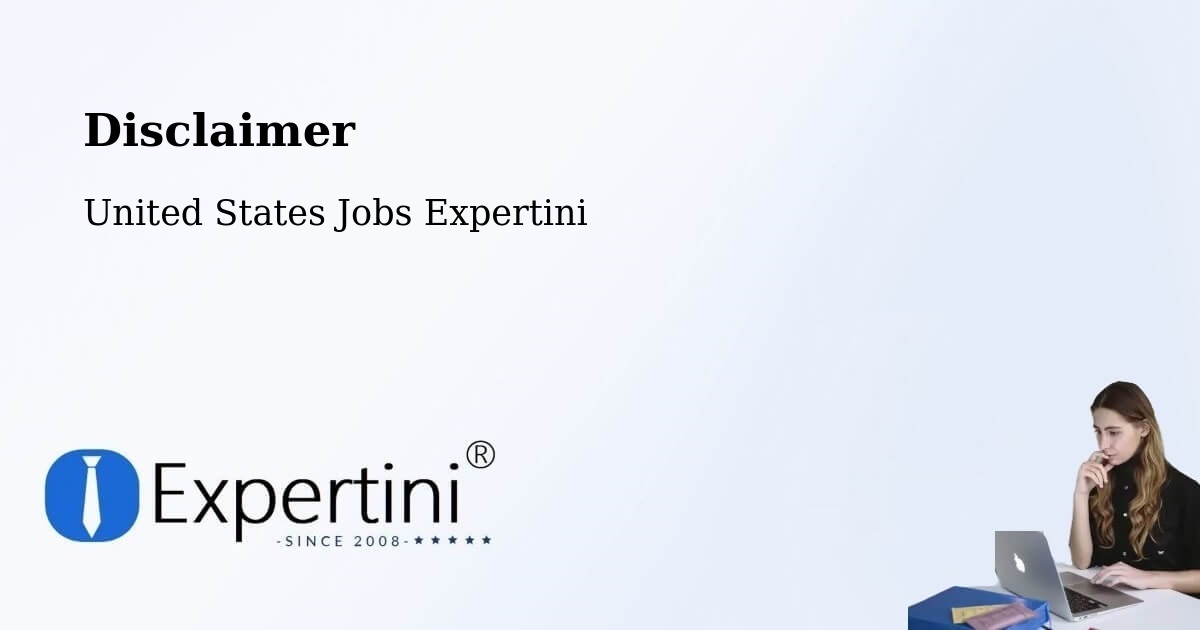 Disclaimer – Stow - United States Jobs Expertini