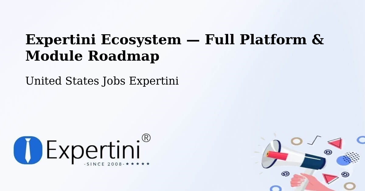 Expertini Ecosystem — Full Platform & Module Roadmap – Stow
